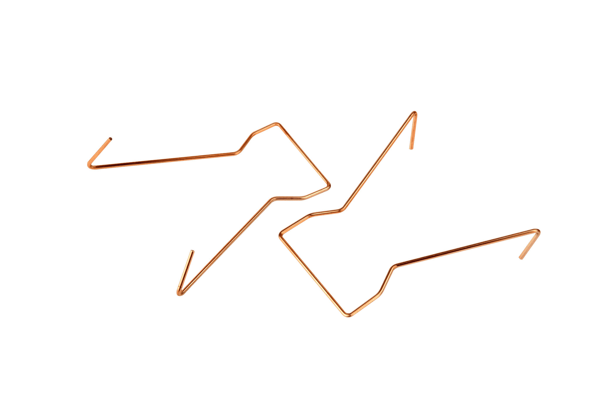 Wires made with electric wire bending machine for small or long parts