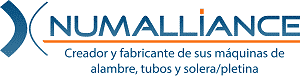 Logo de Numalliance, creador y fabricante de sus máquinas de alambre, tubos y solera/pletina