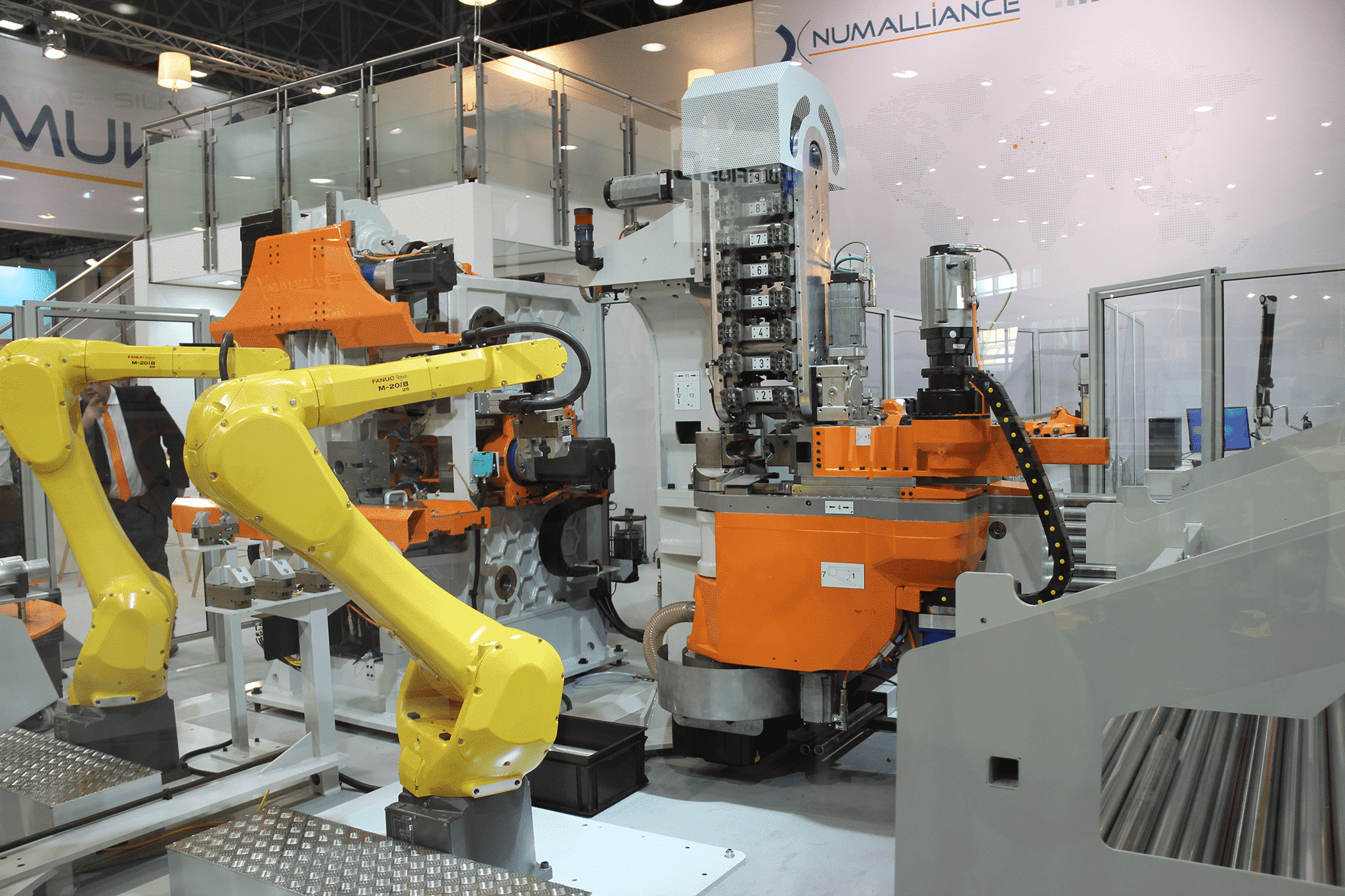 Celdas de producción y robots Numalliance