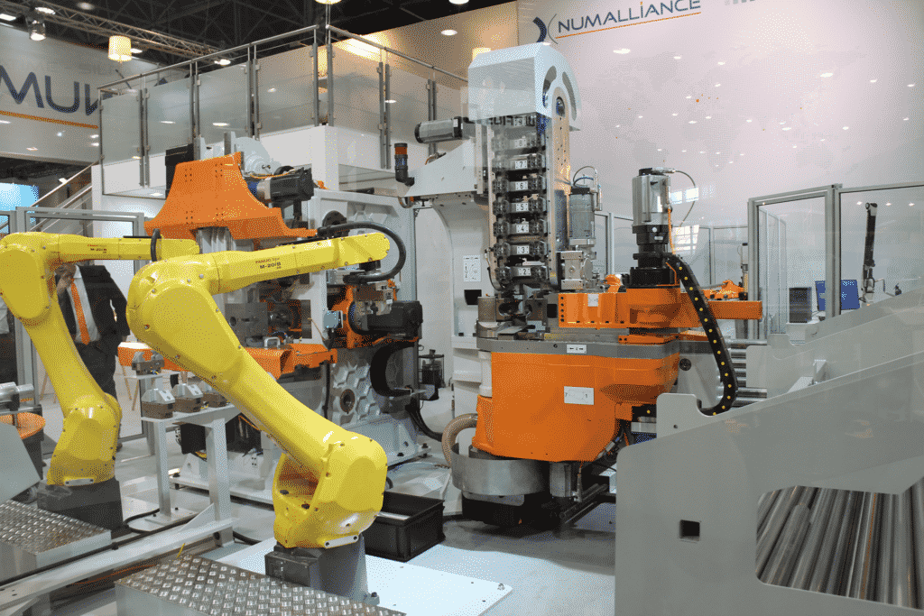Customised automated workcells - Numalliance machines