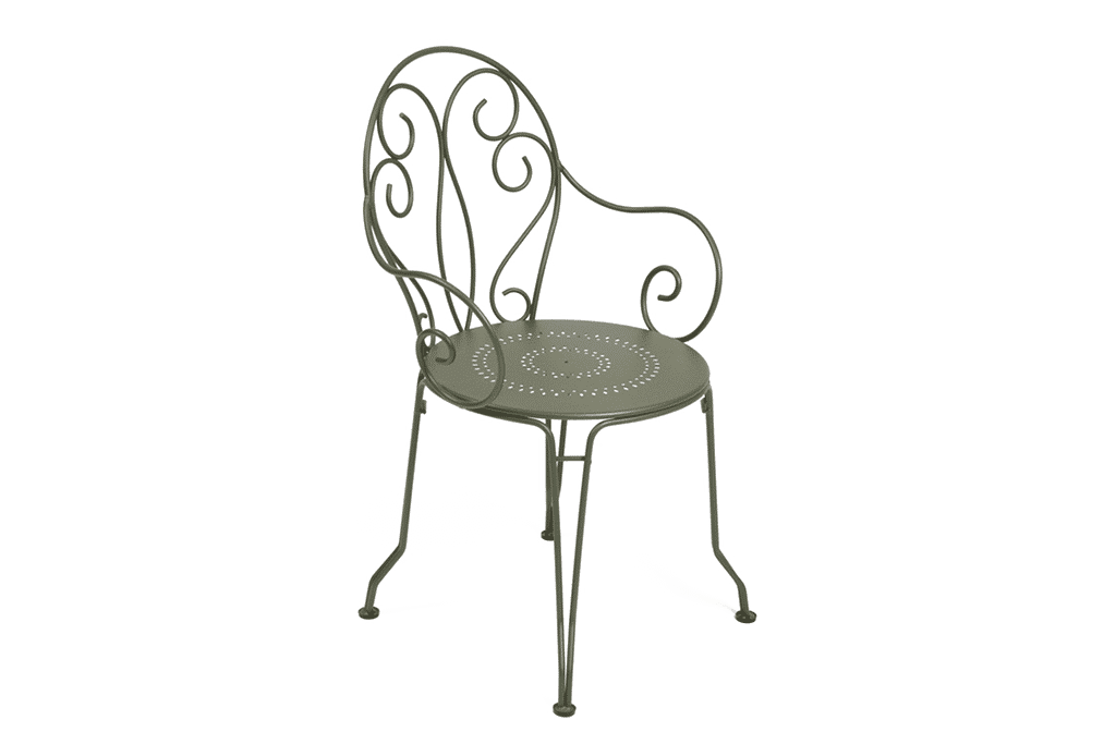Detalle de silla de jardín
